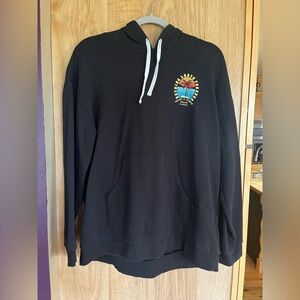 Hurley Black Sweater Classic Pullover Cotton Blend